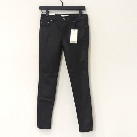 NWT Zara leather pants sz 25 - Picture 1 of 9